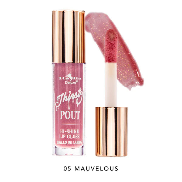 Thirsty Pout Hi-Shine Lip Gloss Italia Deluxe