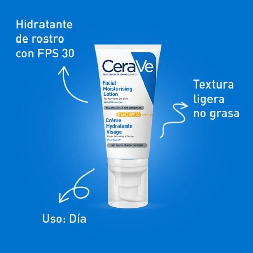 Loción Hidratante de Rostro FPS Cerave