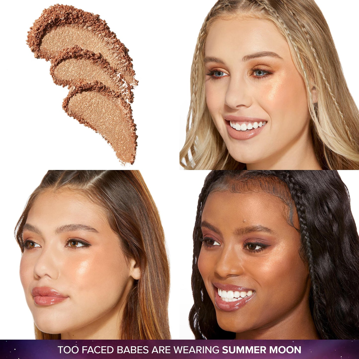 Moon Crush Highlighter Summer Moon Too Faced