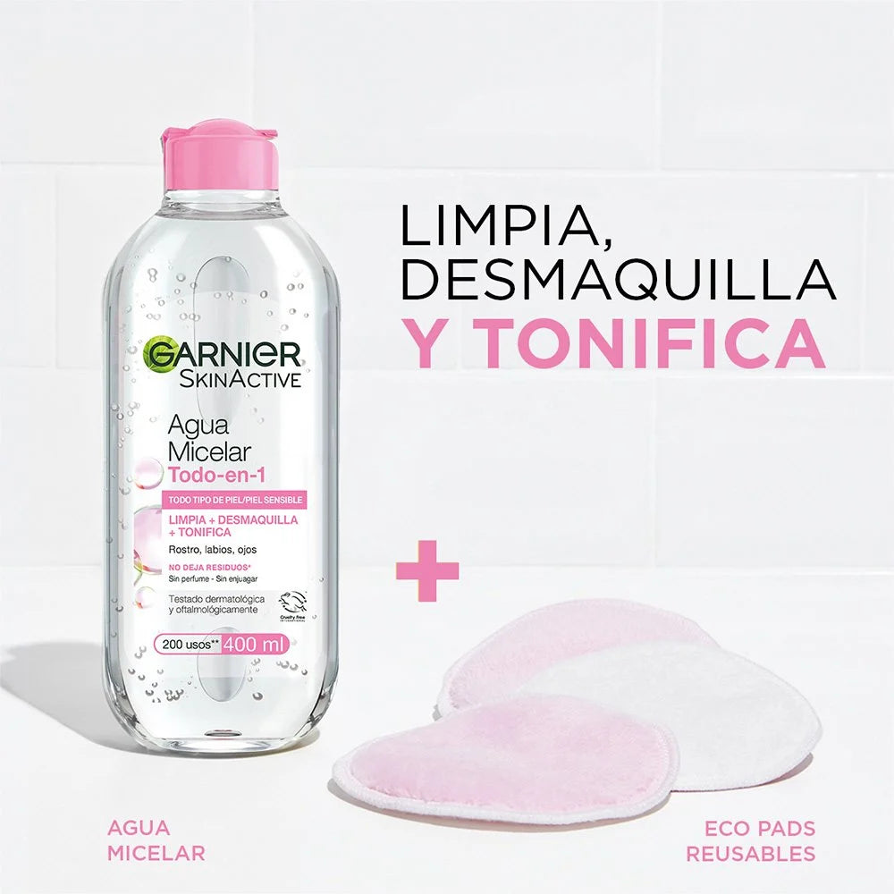 Agua Micelar Todo en 1 Garnier