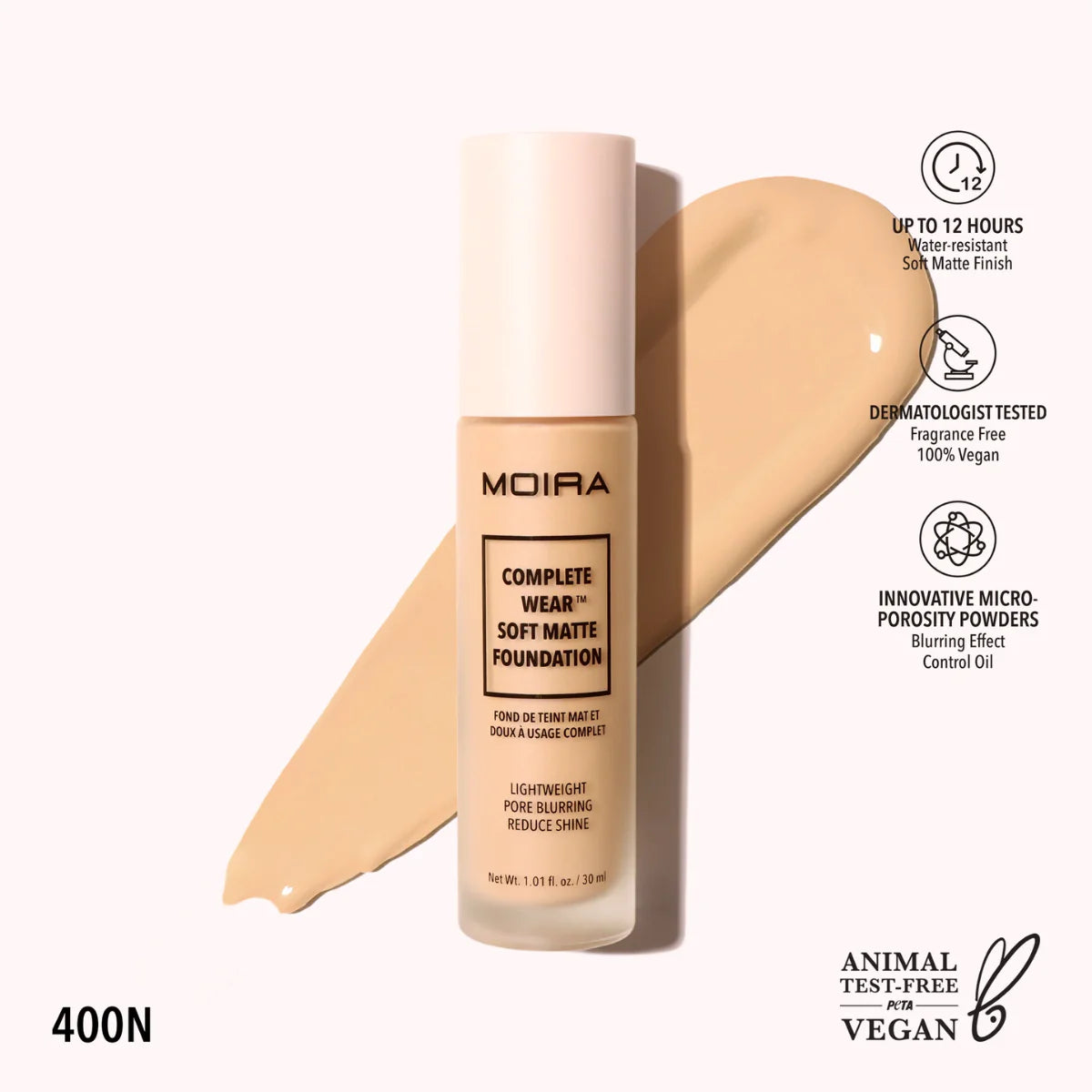 Base Complete Wear Soft Matte Foundation Moira