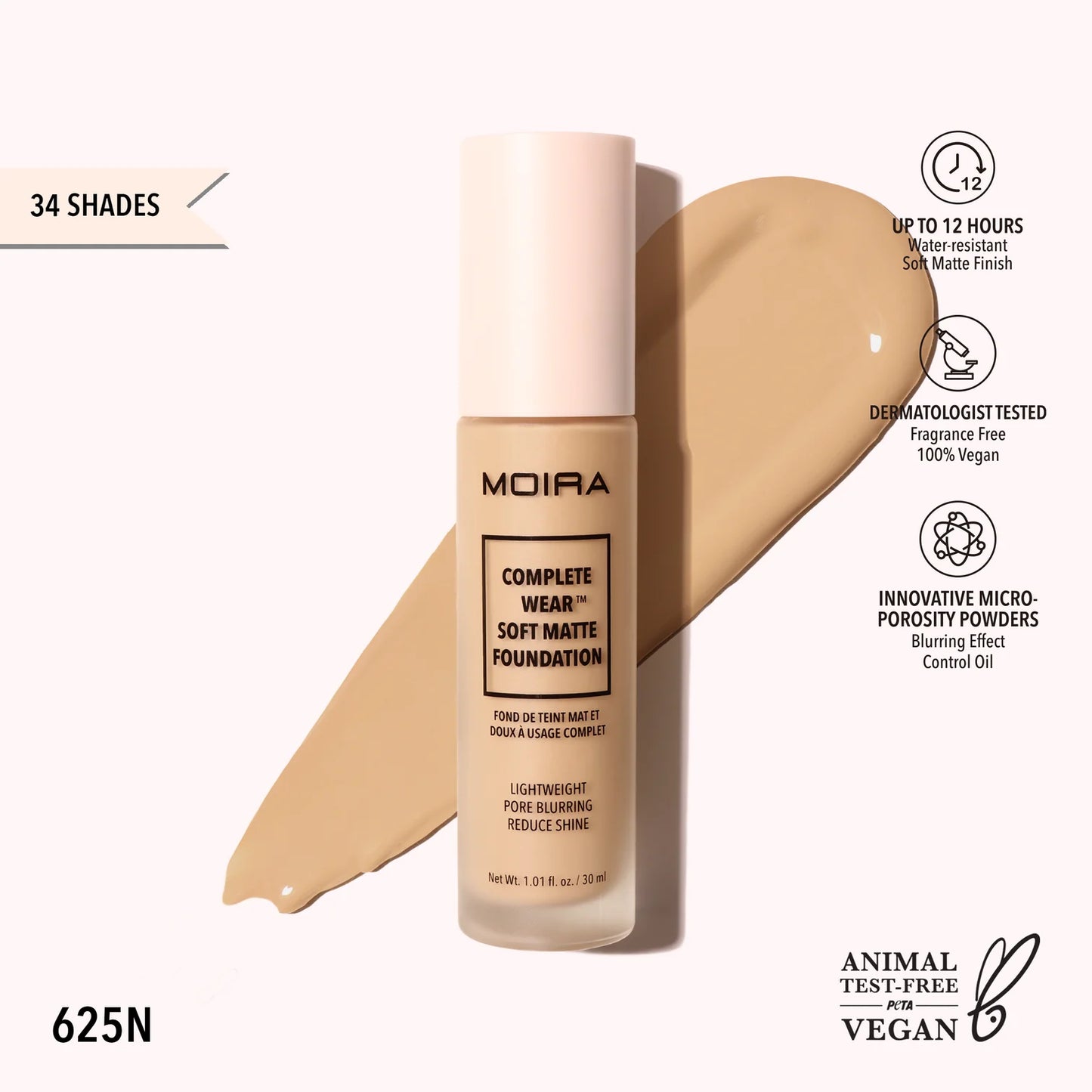 Base Complete Wear Soft Matte Foundation Moira