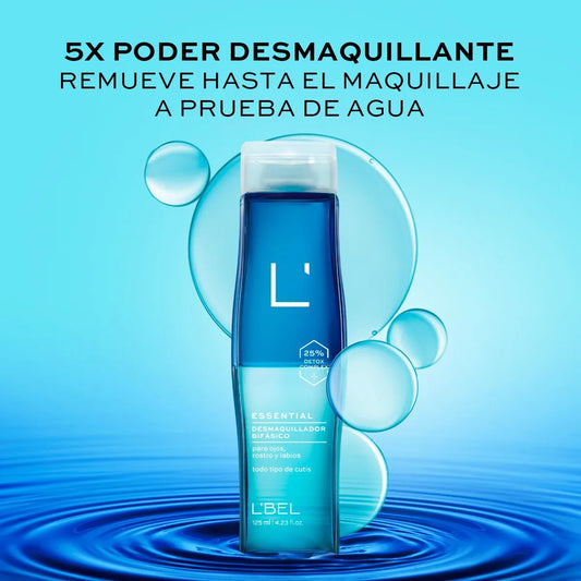 Desmaquillante Bifásica Remueve Maquillaje a Prueba de Agua 125 ml