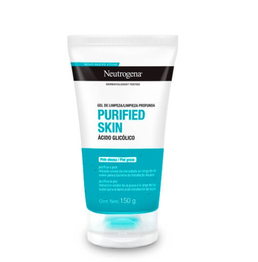 Gel Limpiador Facial Neutrogena® Purified Skin Ácido Glicólico 150g