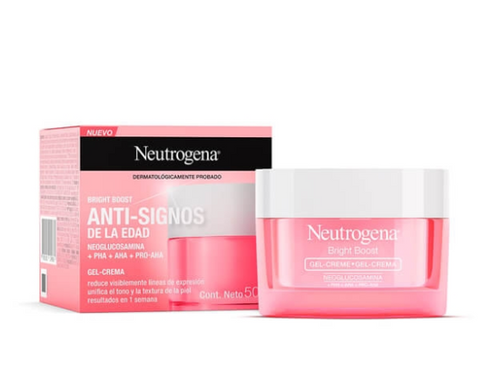 Crema Facial en Gel Neutrogena® Bright Boost Neoglucosamina 50g