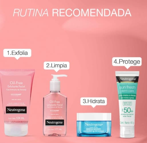Exfoliante Facial Neutrogena Oil free Toronja Ácido Salicílico 124ml