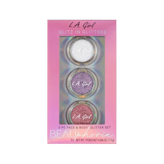 Set de Glitetr para Cuerpo y Rostro L.A Girl