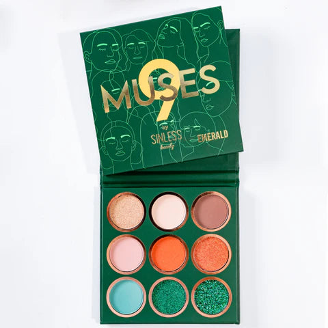 Paleta de Sombras 9 Muses Emerald