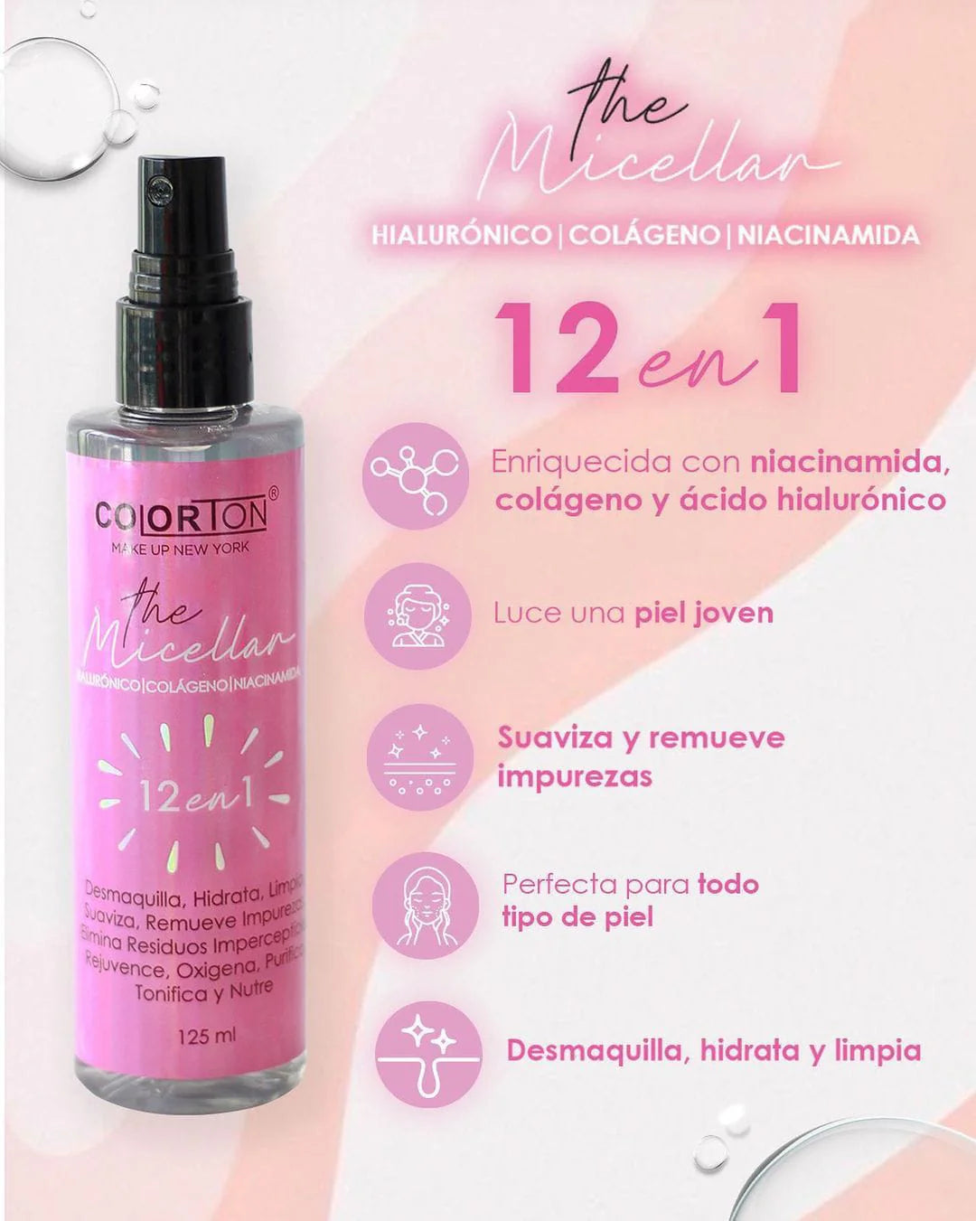 Agua Micelar Colorton