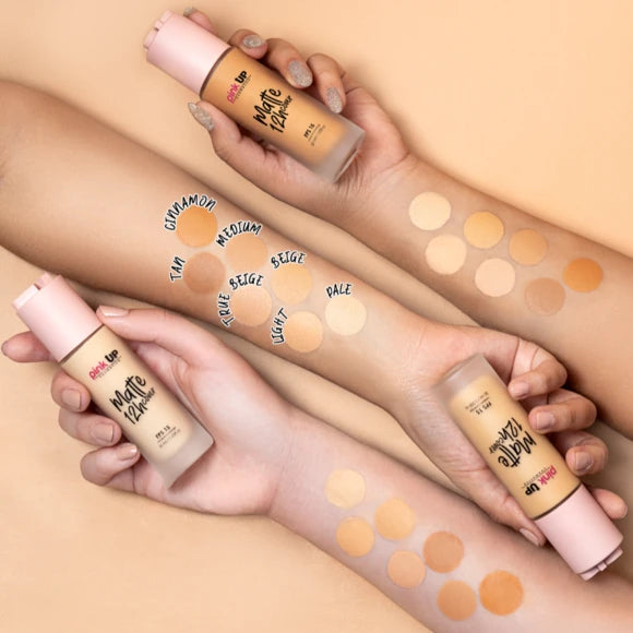 Base Liquida Matte 12 Cover Pink Up
