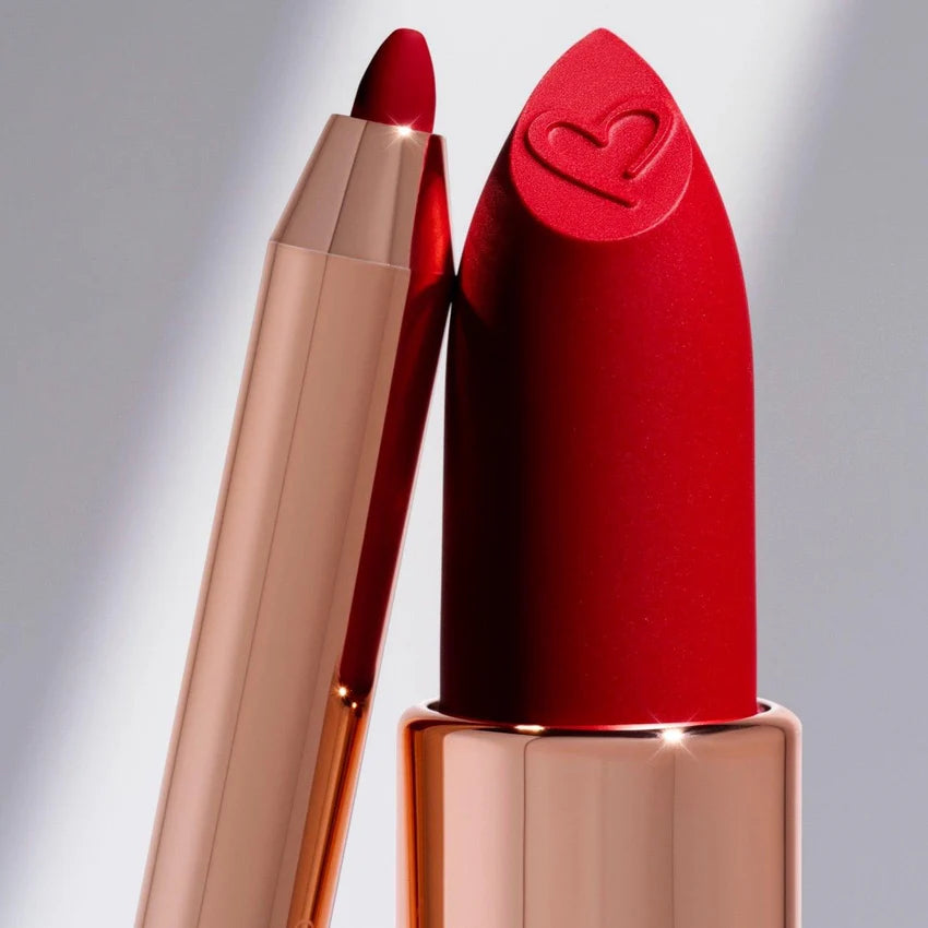 Duo de Labios True Red Rosy McMichael x Beauty Creations