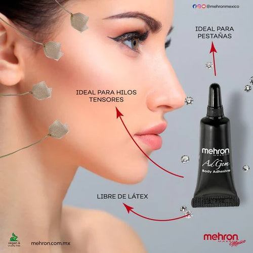 Ad Gem Latex Free Ahesive Mehron Makeup