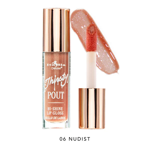 Thirsty Pout Hi-Shine Lip Gloss Italia Deluxe