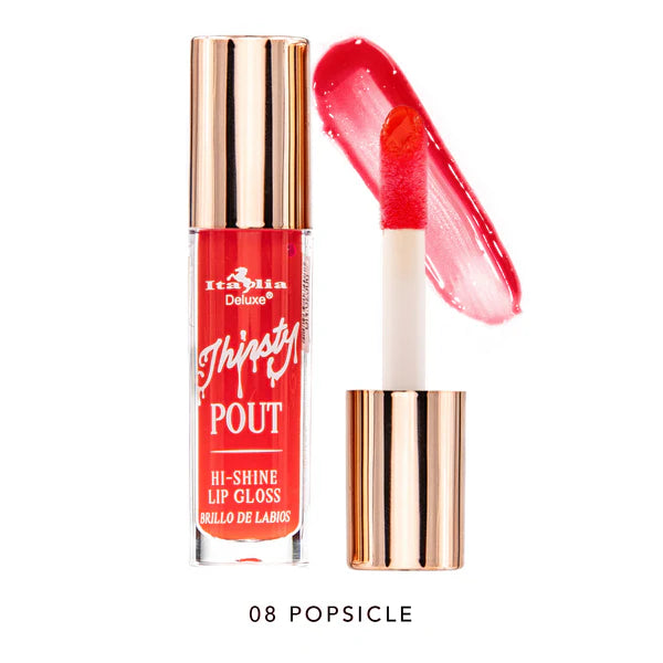 Thirsty Pout Hi-Shine Lip Gloss Italia Deluxe
