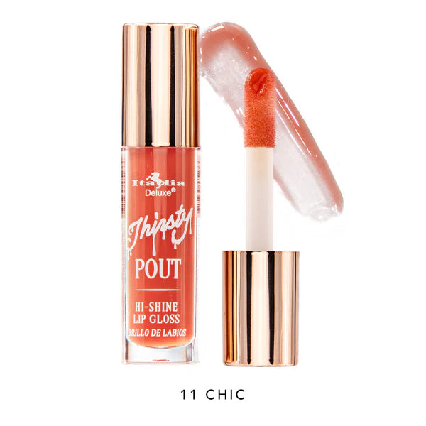 Thirsty Pout Hi-Shine Lip Gloss Italia Deluxe