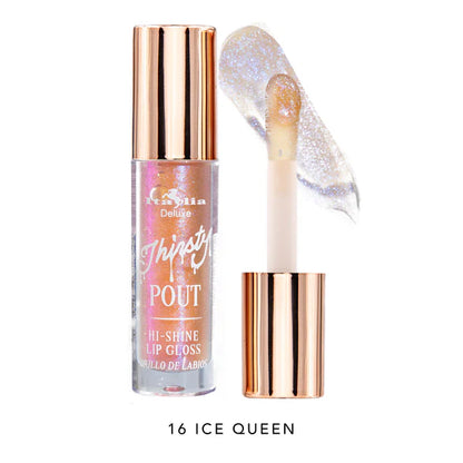 Thirsty Pout Hi-Shine Lip Gloss Italia Deluxe