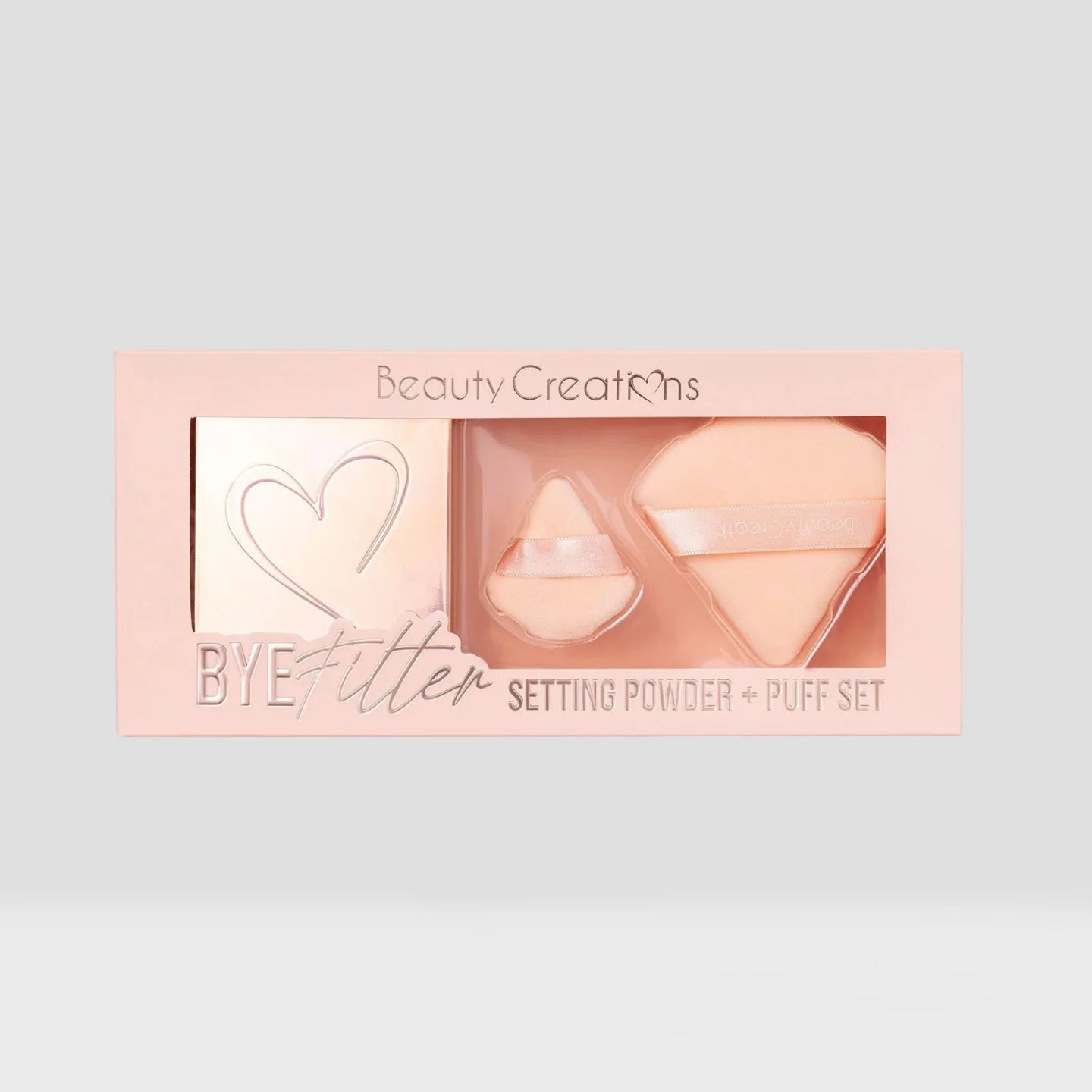 Bye Filter - Set De Setting Powder Con Puff Beauty Creations