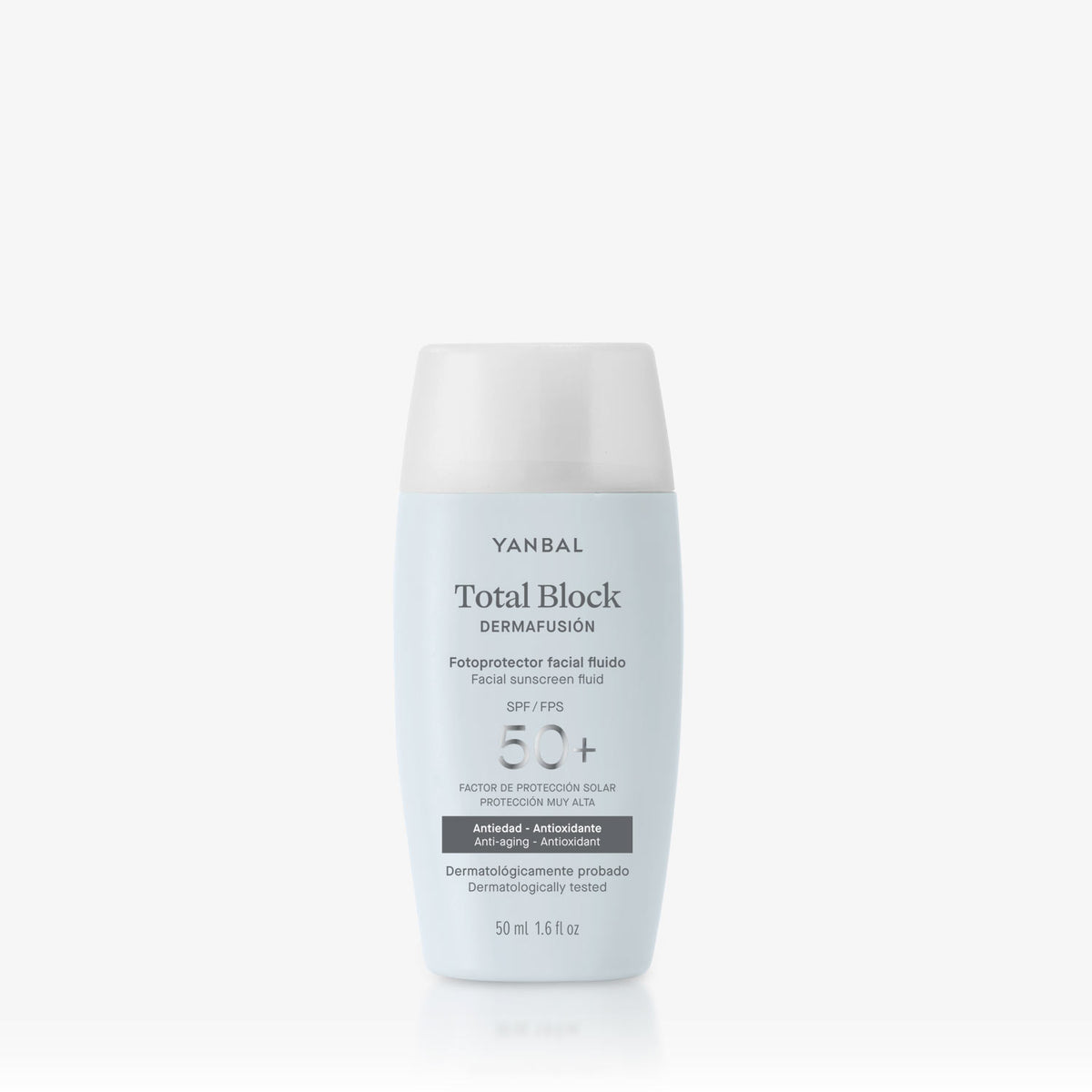 Fotoprotector Solar Fluido FPS50+ Total Block Dermafusión Yanbal