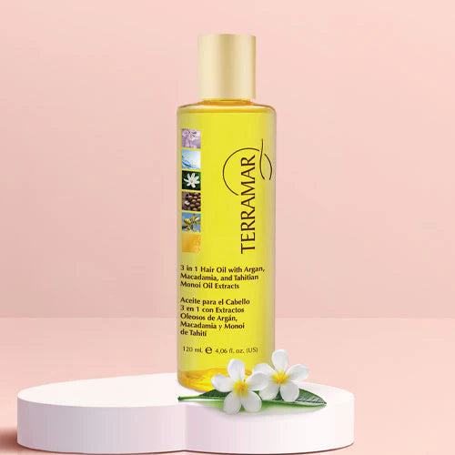 Aceite Tratamiento Para El Cabello 3 en 1 Terramar