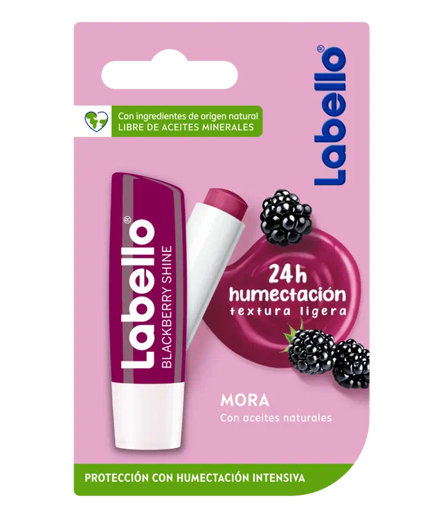 Bálsamo Labial Caring Mora Labello