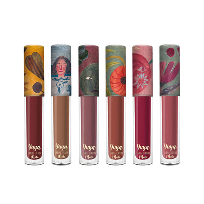 Set de 6 Labiales Líquidos Mate Yuya 2