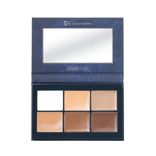 Paleta De Contorno En Crema - According To Plan Beauty Creations