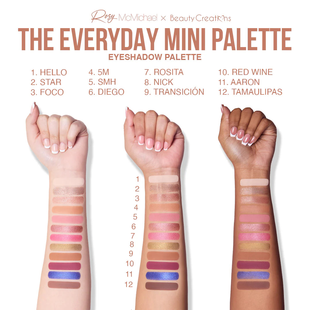 Paleta de Sombras Rosy McMichael X Beauty Creations