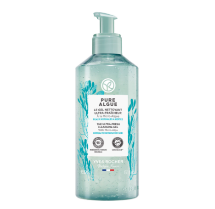 Pure Algue Maxi Gel Limpiador Ultra Frescor 390ml Yves Rocher
