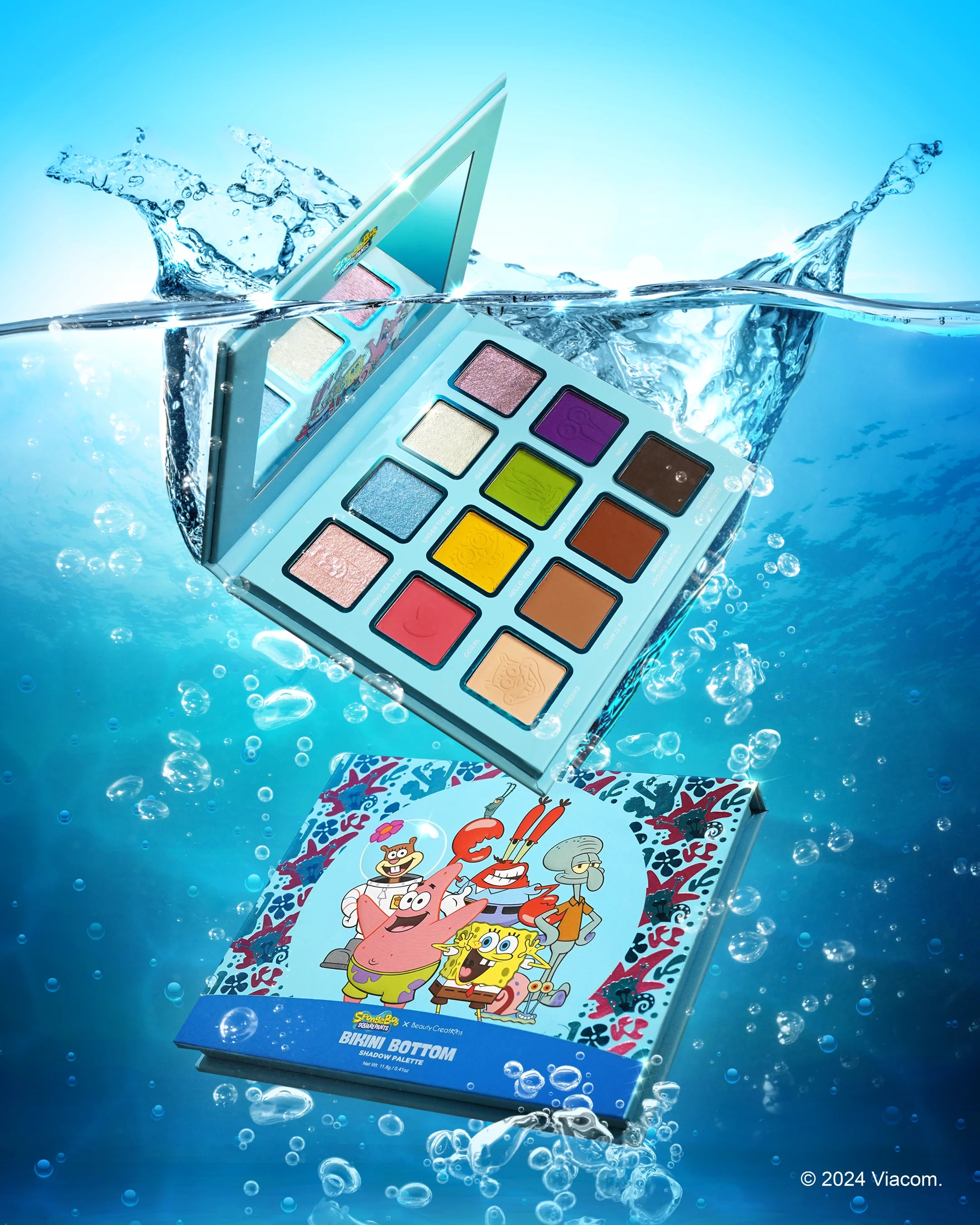 Paleta de Sombras Spongebob X Beauty Creations