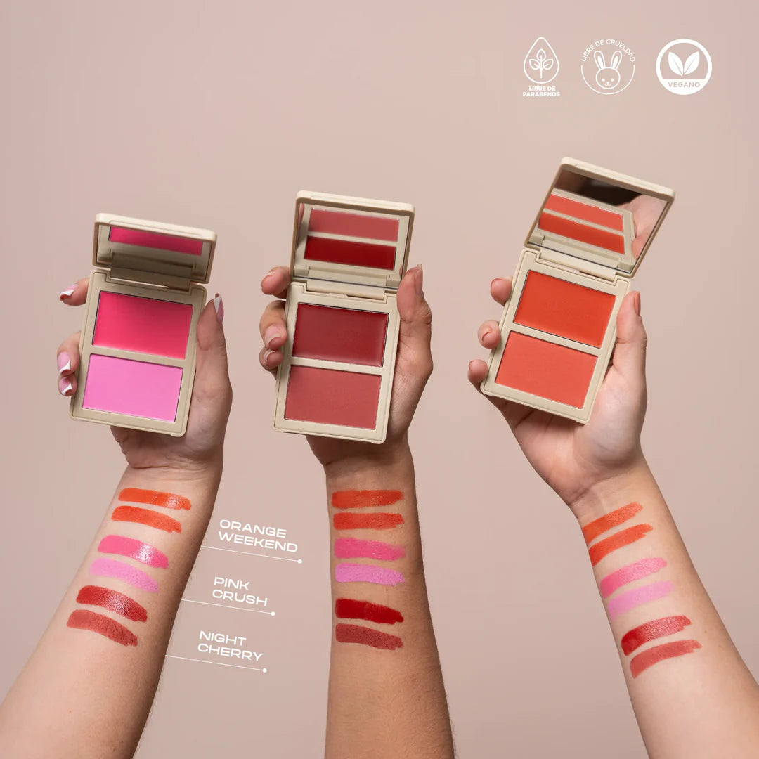 Rubor en Dúo Allure Crema y Polvo Atenea