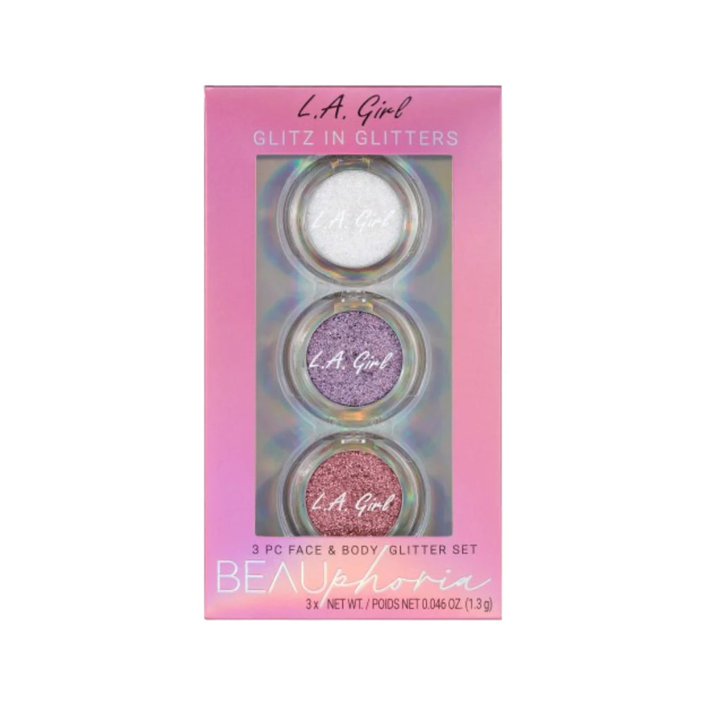 Set de Glitetr para Cuerpo y Rostro L.A Girl