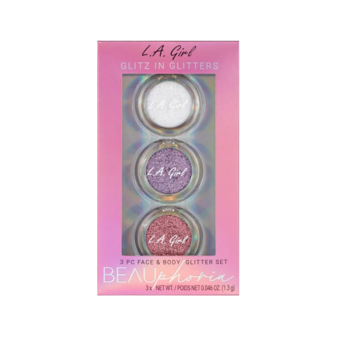 Set de Glitetr para Cuerpo y Rostro L.A Girl