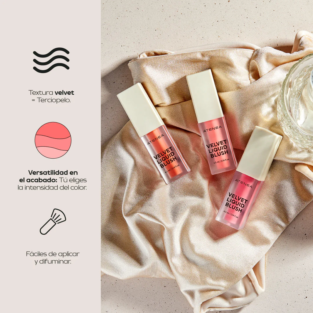 Rubores Líquidos Velvet  Atenea