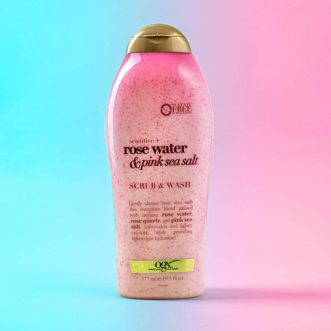 Rose Water & Pink Sea Salt Exfoliante