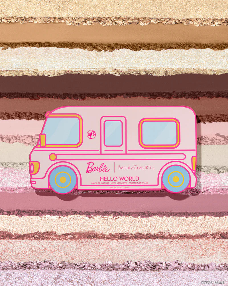 Paleta de Sombras - Hello World Barbie x  Beauty Creations