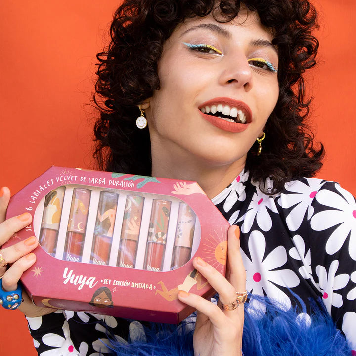 Pack 6 Labiales Velvet Edición Limitada Yuya