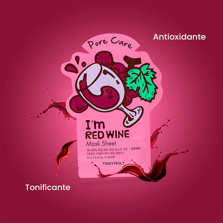 Mascarilla de Vino Tinto - I´m Red Wine Tony Moly