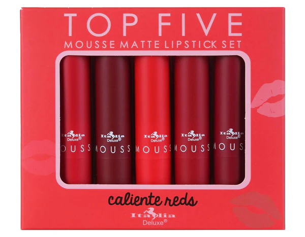 Mousse Matte Lipstick Top Five Sets Italia Deluxe