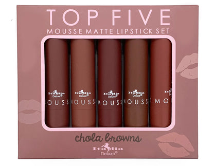 Mousse Matte Lipstick Top Five Sets Italia Deluxe