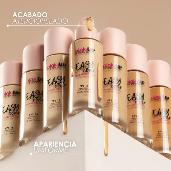 Base Liquida Easy Cover  Pink Up