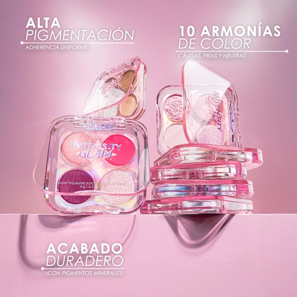 Paleta de Sombras Intensity Glam Pink Up