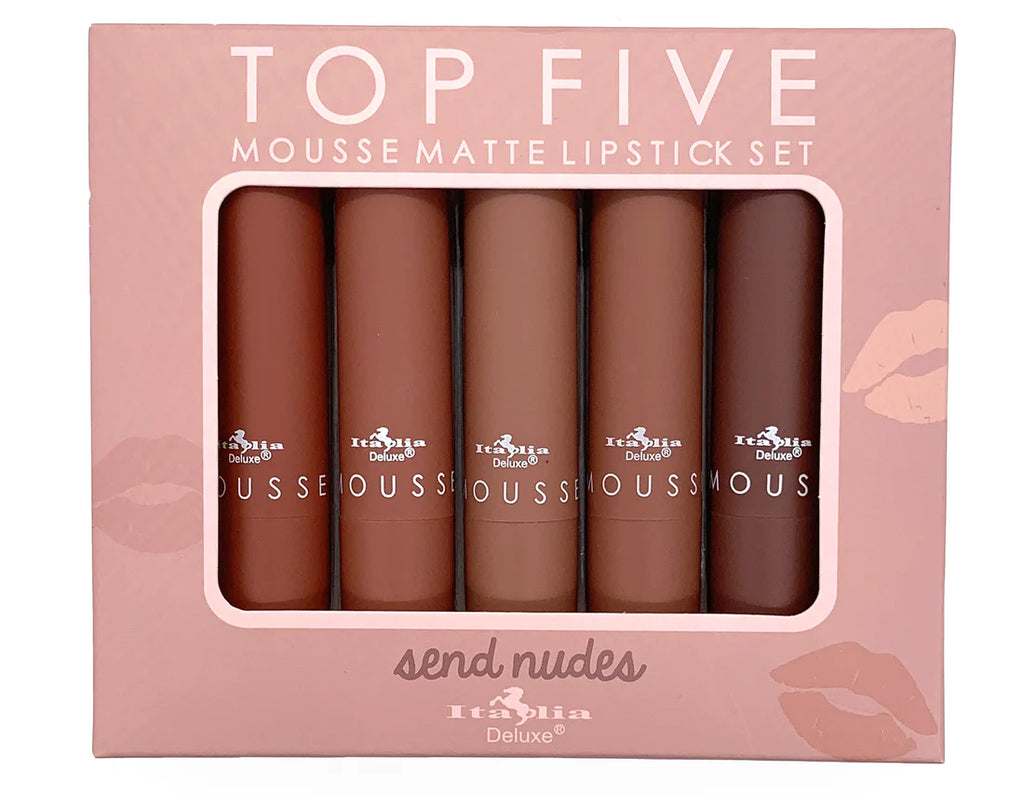 Mousse Matte Lipstick Top Five Sets Italia Deluxe