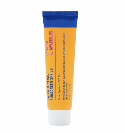 Sheer Mineral Sunscreen SPS 30 Good Molecules – Renatha Beauty Store